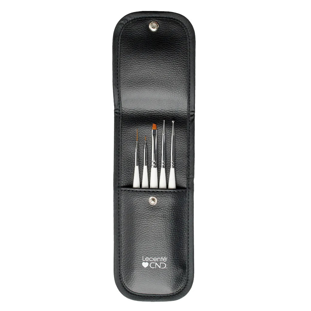 PRO Nail Brush set - комплект четки за маникюр, 5 бр