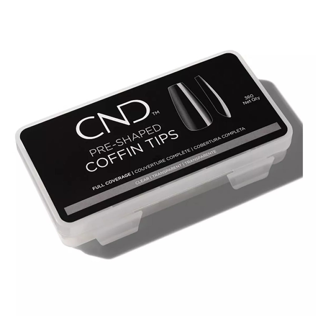 PRO Coffin Tips - удължители за ноктопластика, прозрачни, 100 бр