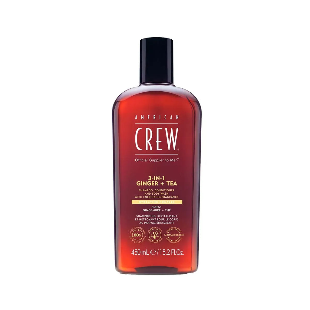 3-IN-1 Ginger + Tea - шампоан. балсам и душ гел в едно, 450 mL