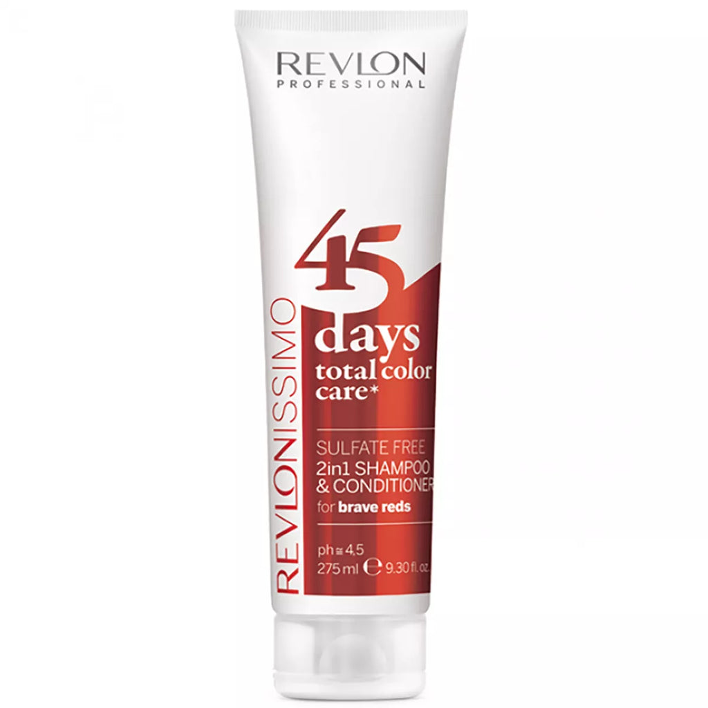 45 days Brave Reds 2 в 1 шампоан и балсам, 275 mL