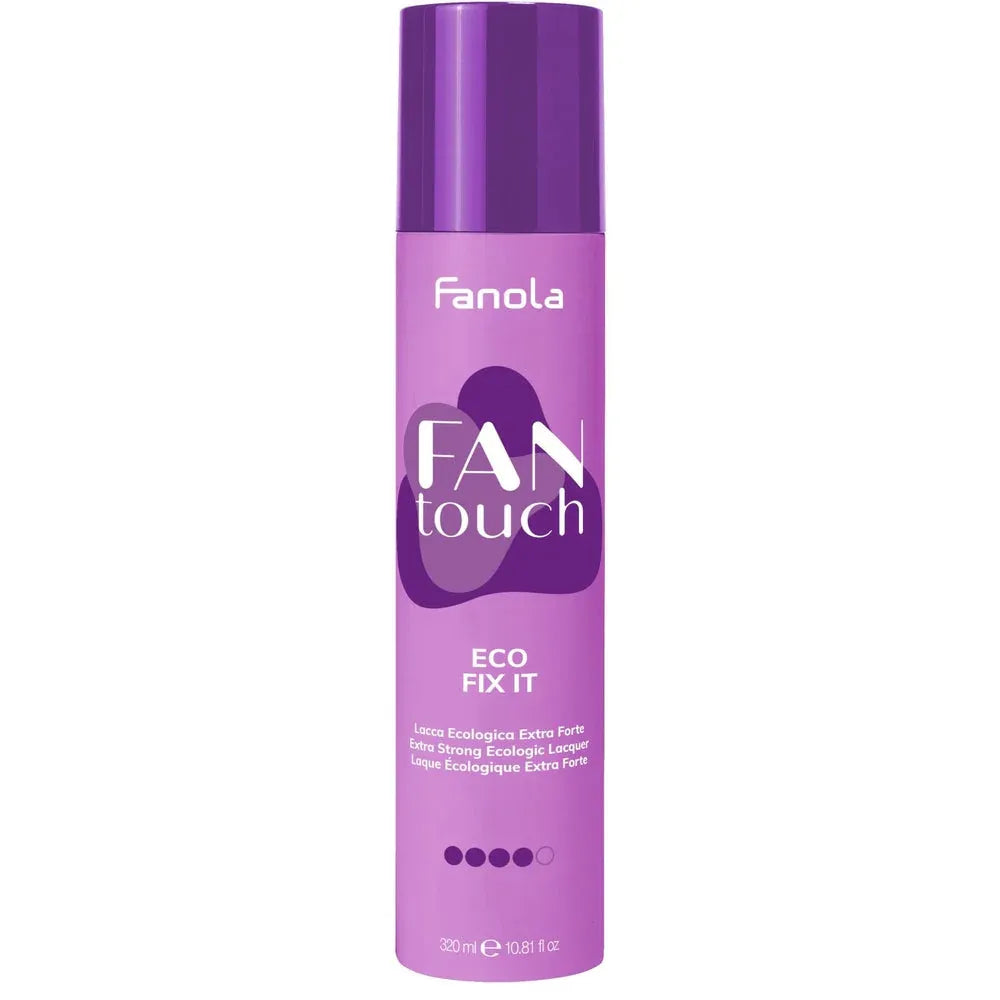 Fantouch Eco Fix It Extra Strong Ecologic Lacquer - дълготрайна фиксация за безупречен вид, 320 mL