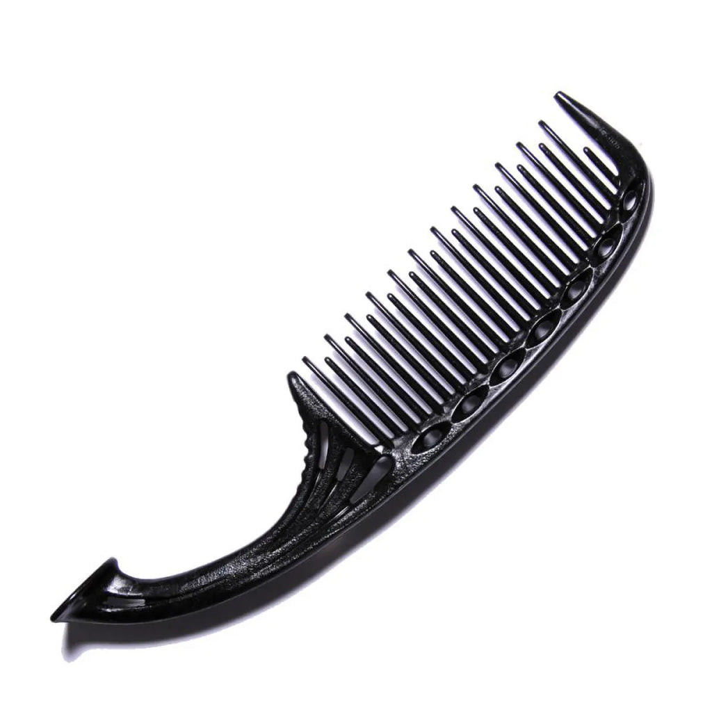 PRO YS-605 Comb Black Standing - гребен стоящ за заплетена коса, 215 mm, 1 бр.