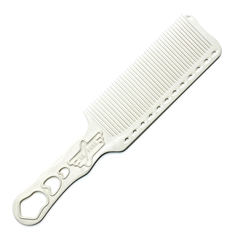 PRO YS-S282 BARBER COMB WHITE - бръснарски гребен, 240 mm, 1 бр.