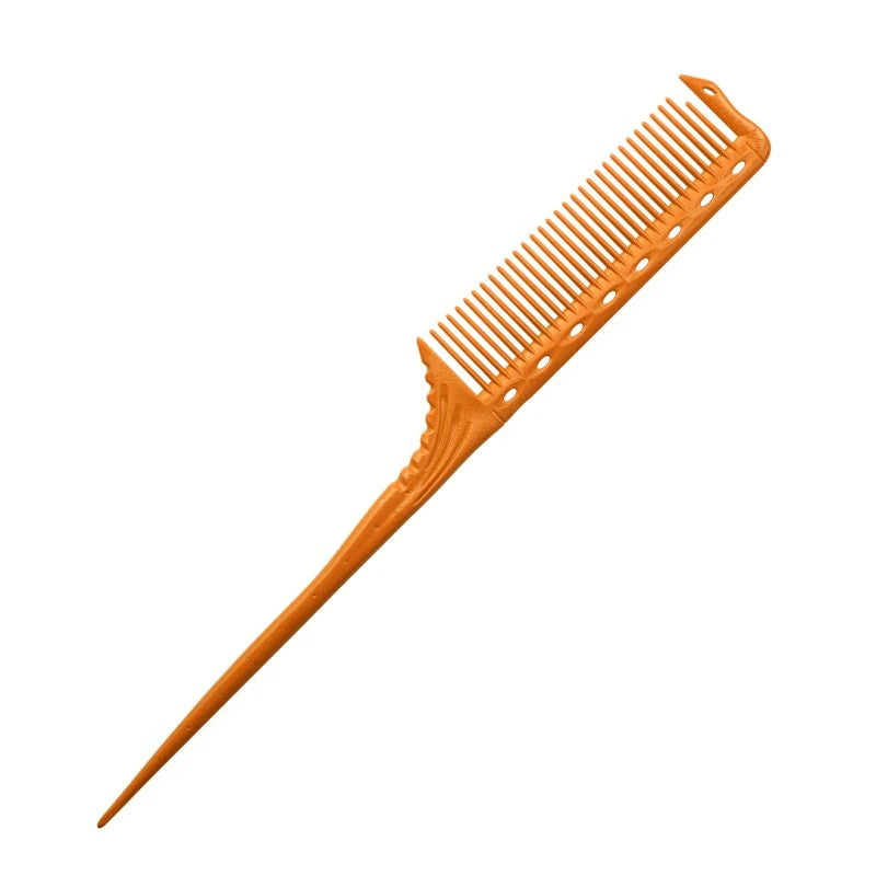 PRO YS-185 TAIL COMB ORANGE - гребен с опашка, 210 mm, 1 бр.