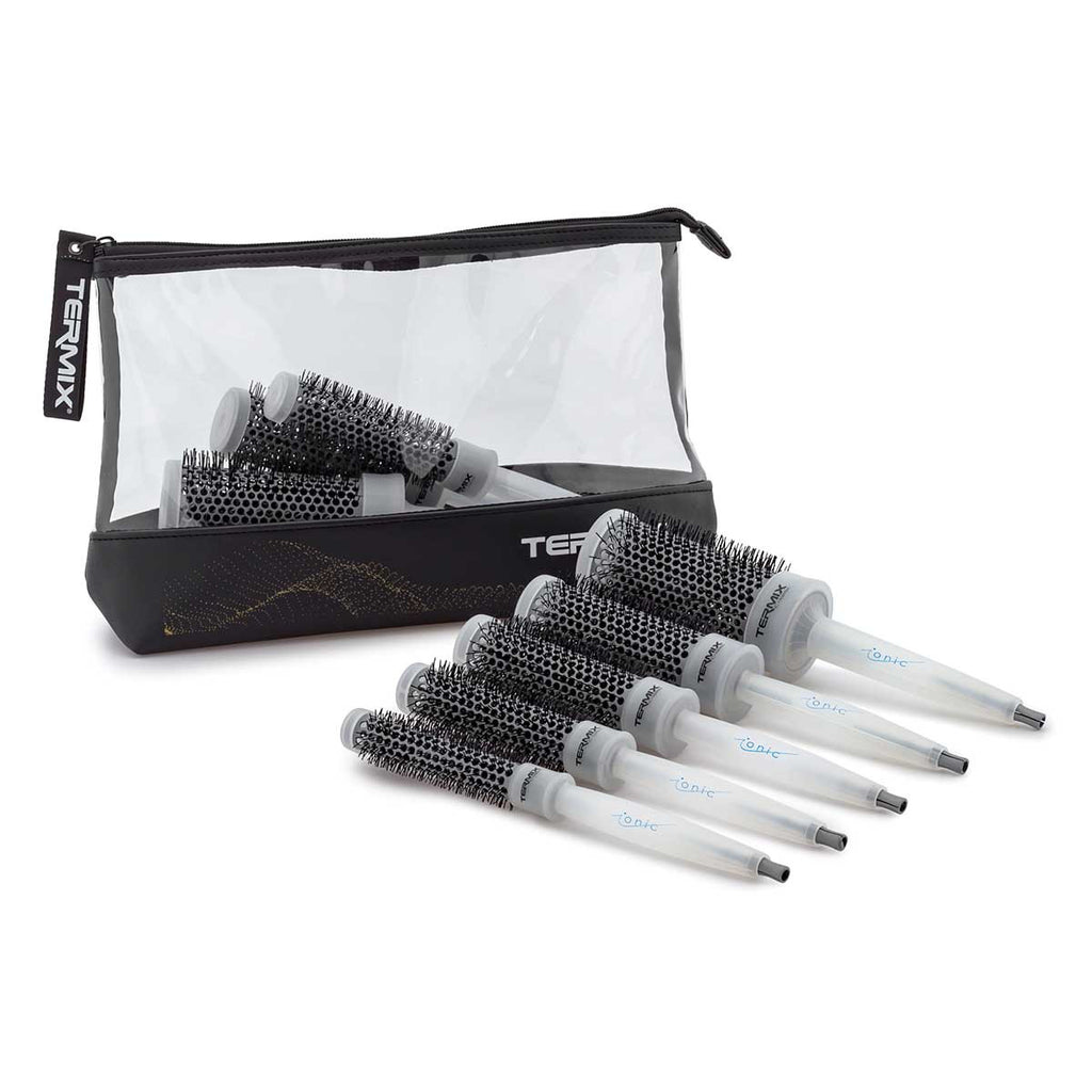 PRO Round Hair Brushes(Ф17. Ф23. Ф28. Ф32. Ф43) TXPPK5TXCR, #Ф17. Ф23. Ф28. Ф32. Ф43, 5 бр.