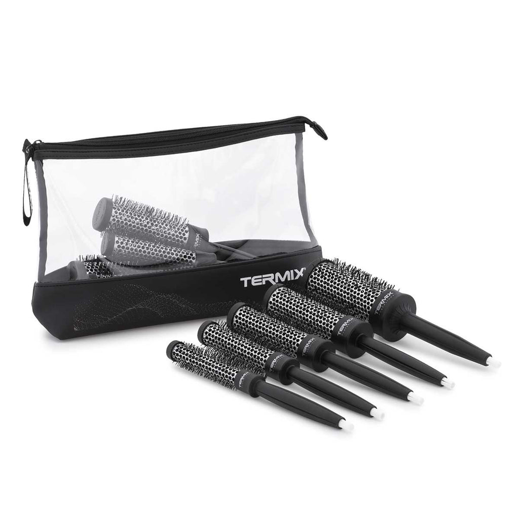 PRO Round Hairbrushes 5pcs(Ф17. Ф23. Ф28. Ф32. Ф43) TX001265, #Ф17. Ф23. Ф28. Ф32. Ф43, 5 бр.