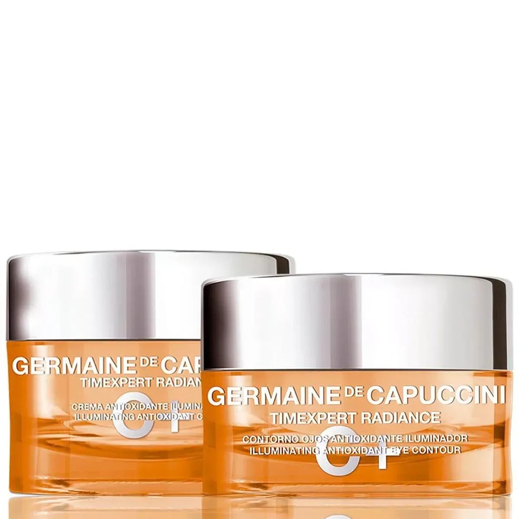 Комплект Кремове с витамин С за суха кожа и околоочен крем Germaine De Capuccini Timexpert Radiance C+ Set, 50 mL + 15 mL