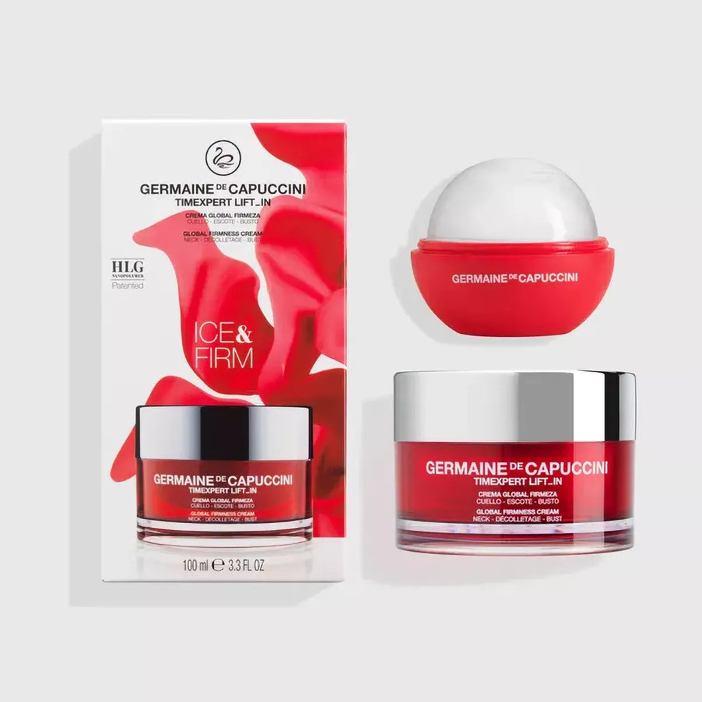 Стягащ лифтинг крем за шия, деколте и бюст Germaine De Capuccini LIFT_IN Global Firmness Cream Neck Decolletage Bust, 100 mL