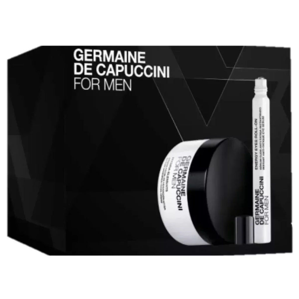 Комплект за мъже - хидратиращ крем + рол-он за околоочен контур, 50 mL + 10 mL