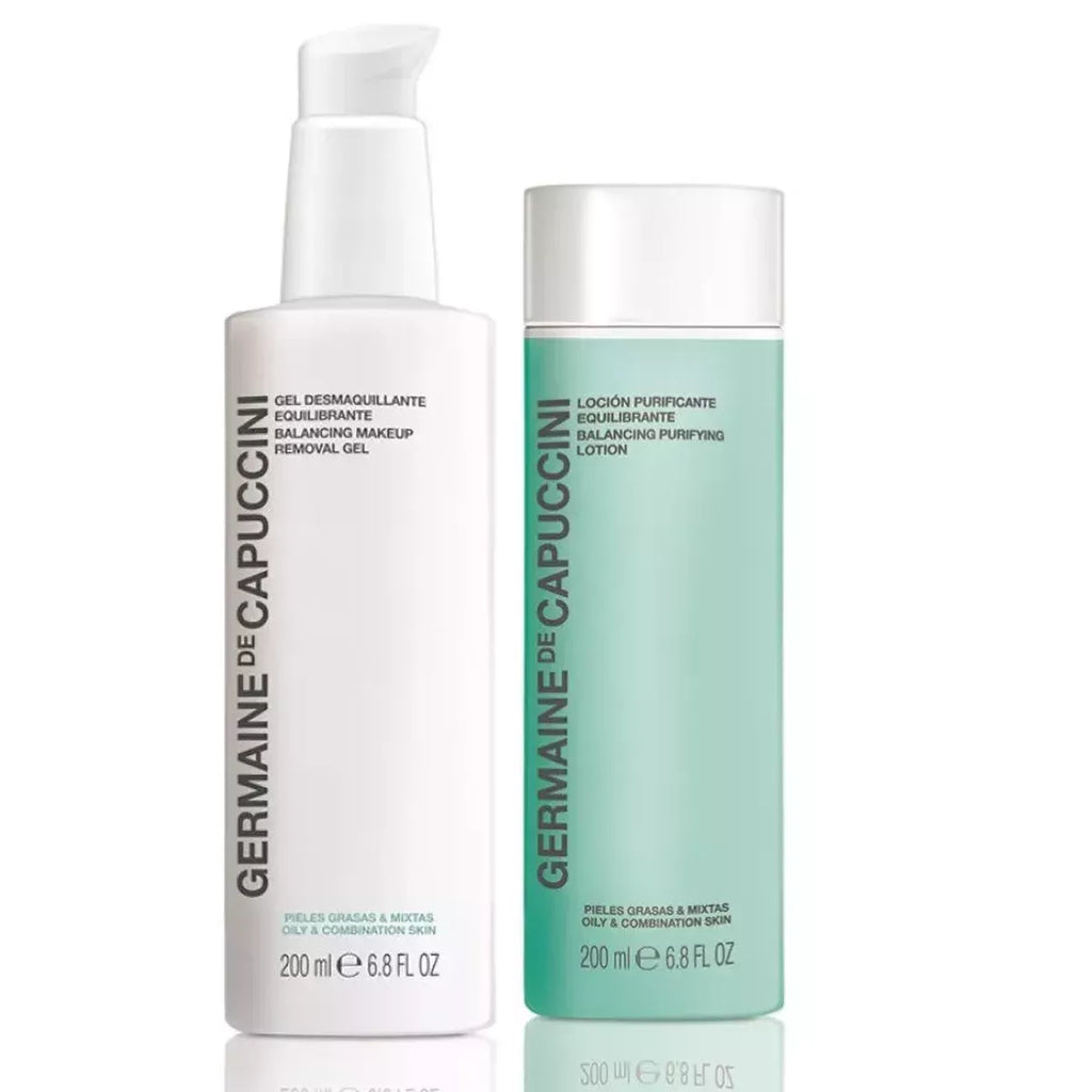 DUO BALANCE SKIN - комплект лосион + гел за премахване на грим, 200 mL + 200 mL