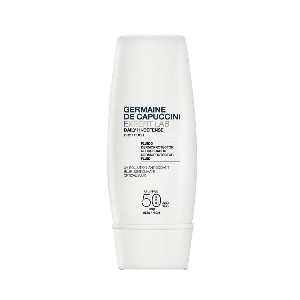 Expert Lab Daily Hi-Defense Dry Touch - флуид за защита от UV, синя светлина и градски замърсявания SPF50, 30 mL